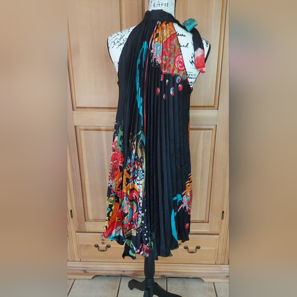 Colorful Flowy Dress - Picture 2 of 3